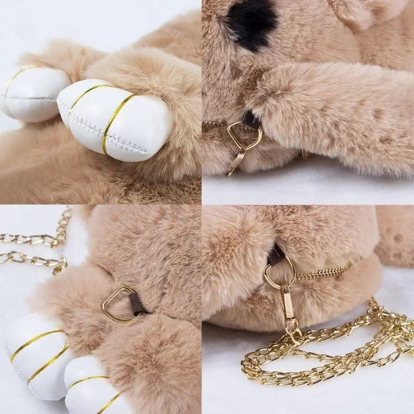 Cute Bunny Plush Sling Bag for Girls & Kids